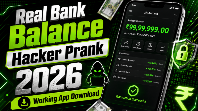 Bank Balance Prank