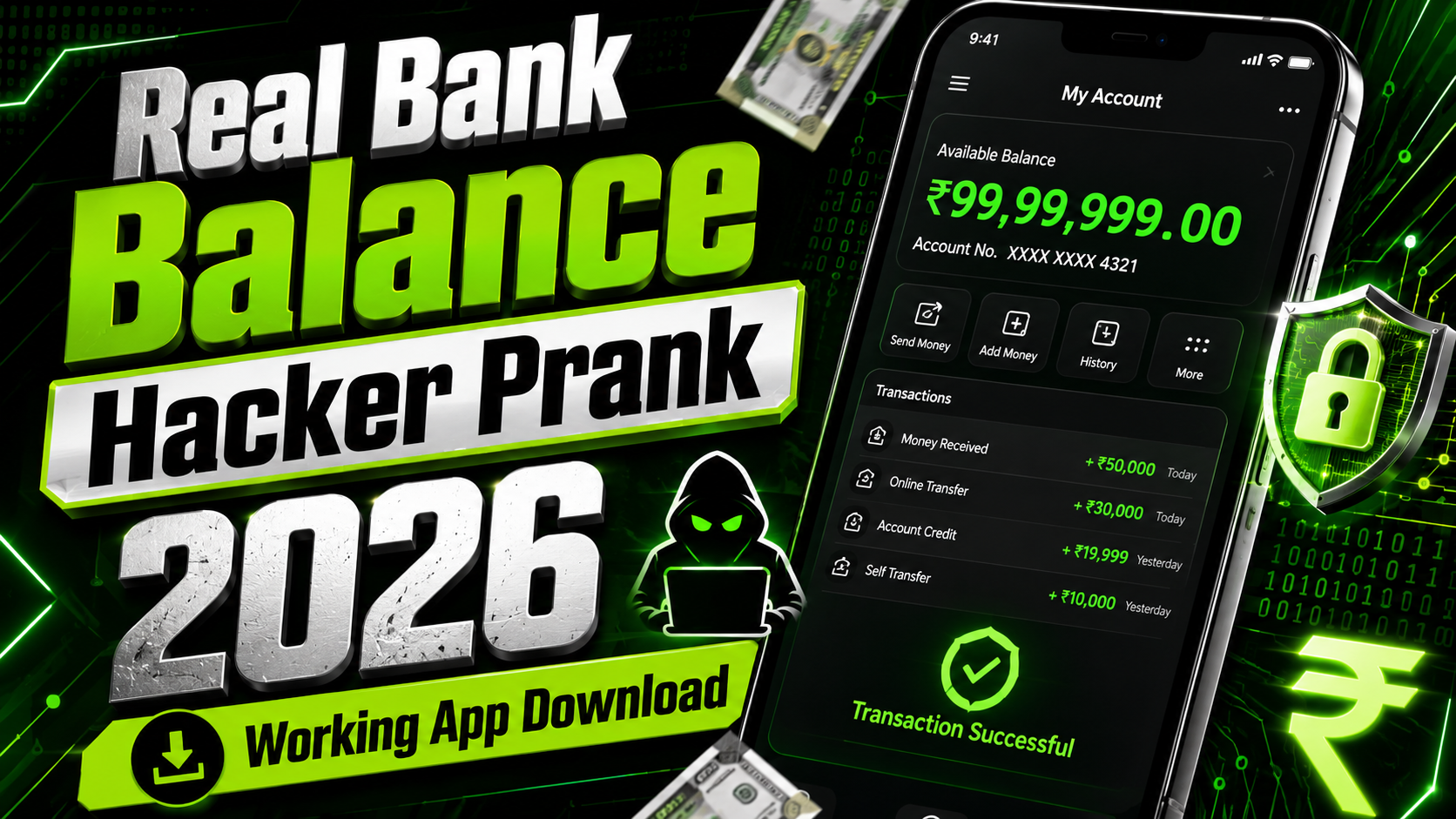 Bank Balance Prank
