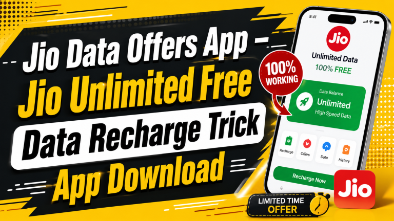 Jio Data Offers App