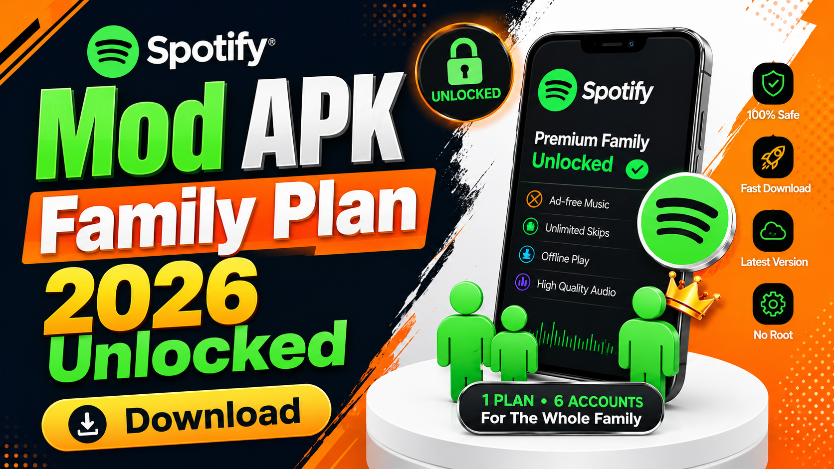 Spotify Mod APK Family Plan